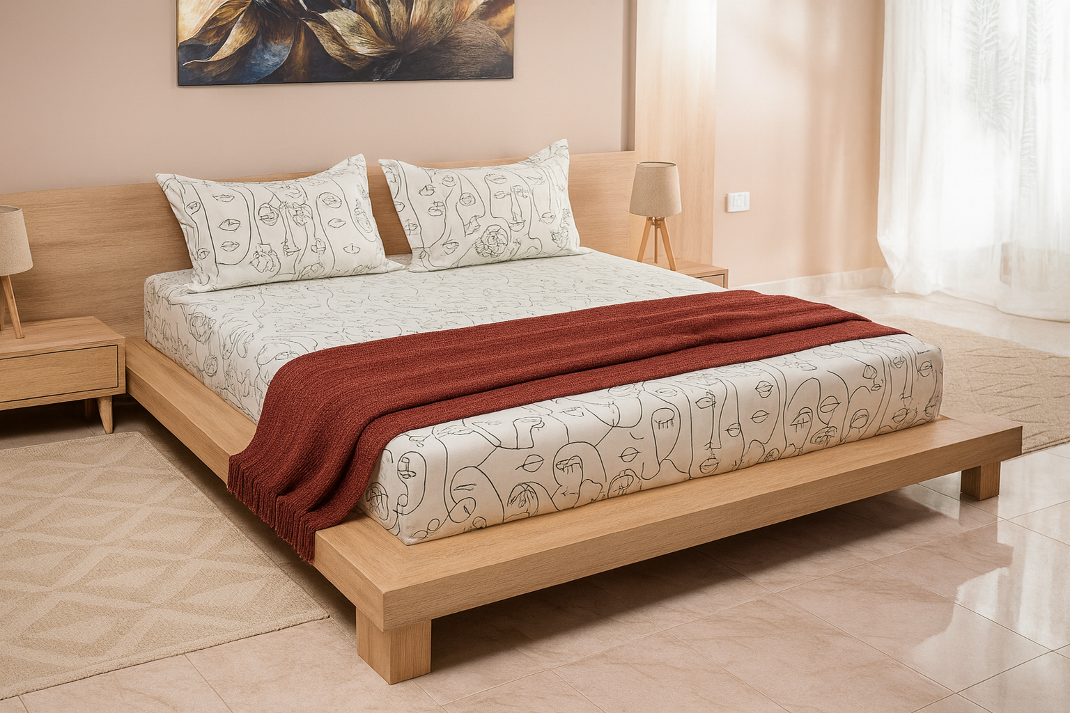 Facescape Bedsheet