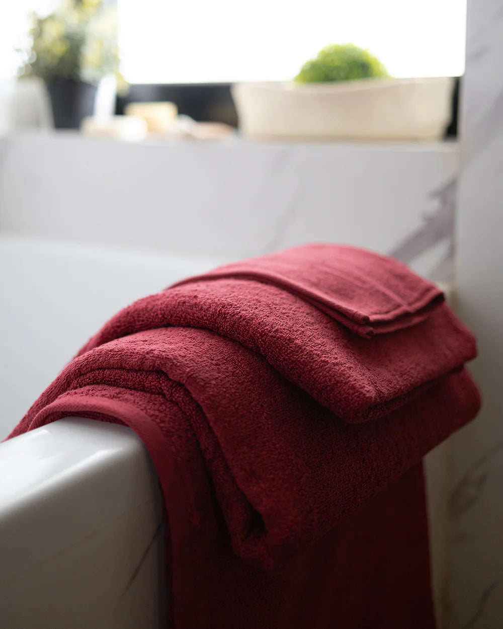 Plain Bathroom Towels 600GSM
