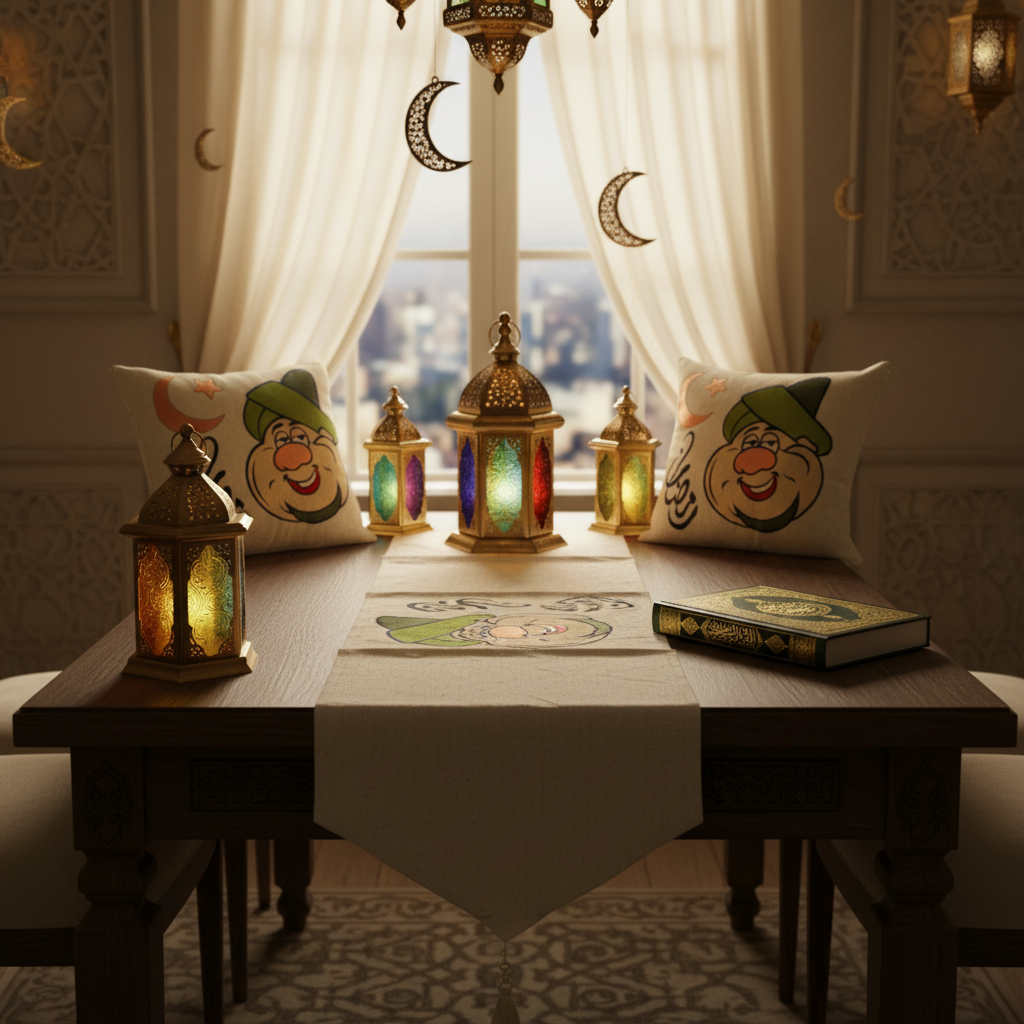 Fananes table runner + 2 cushions