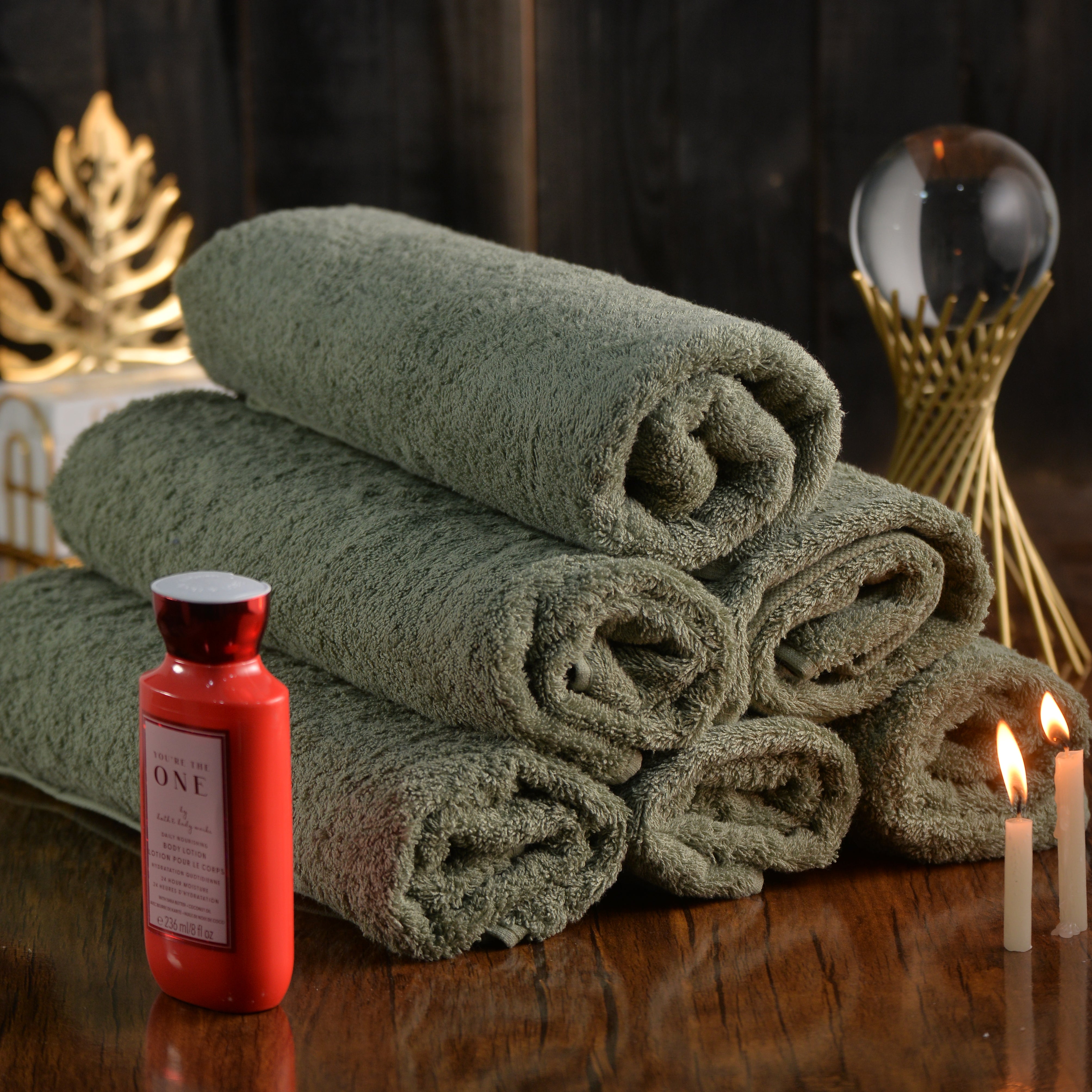 Grid Bathroom Towels 600GSM