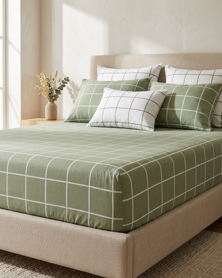 Grid bedsheet