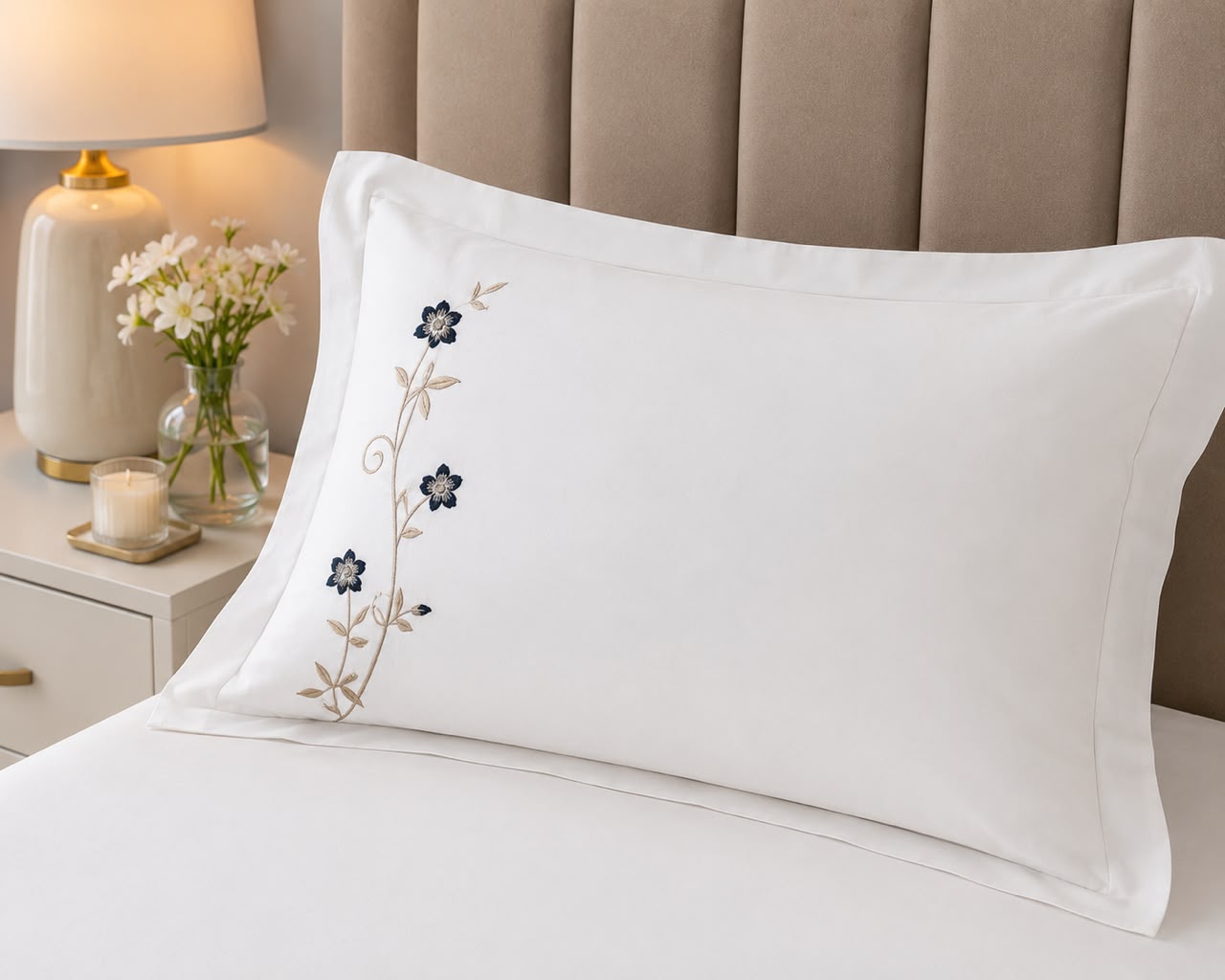 Noir Blossom Bedsheet