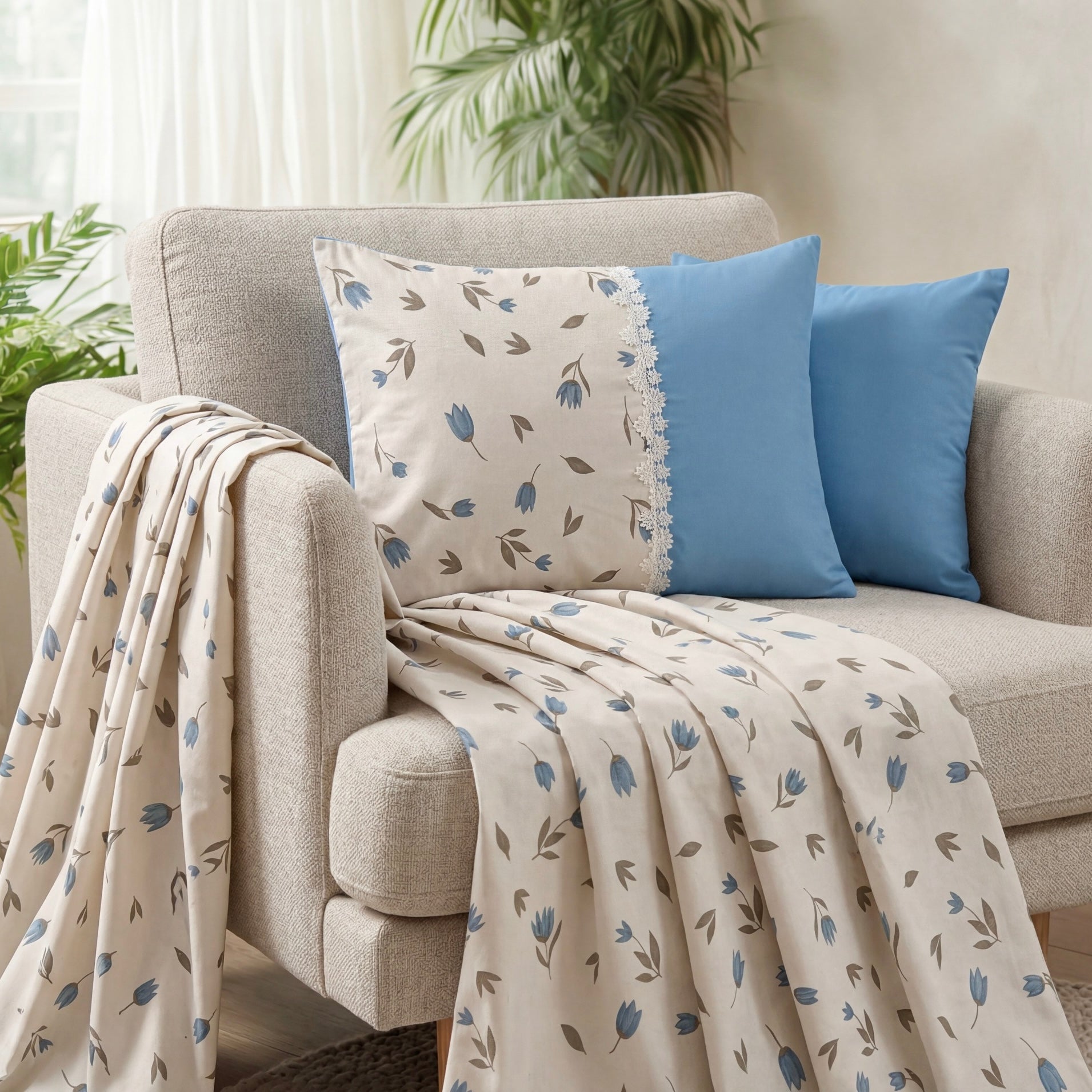 Sky blossom bedsheet