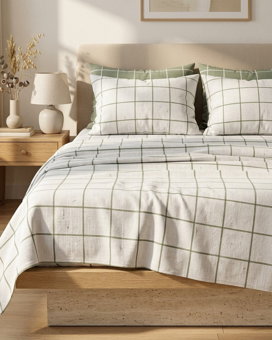 Grid bedsheet