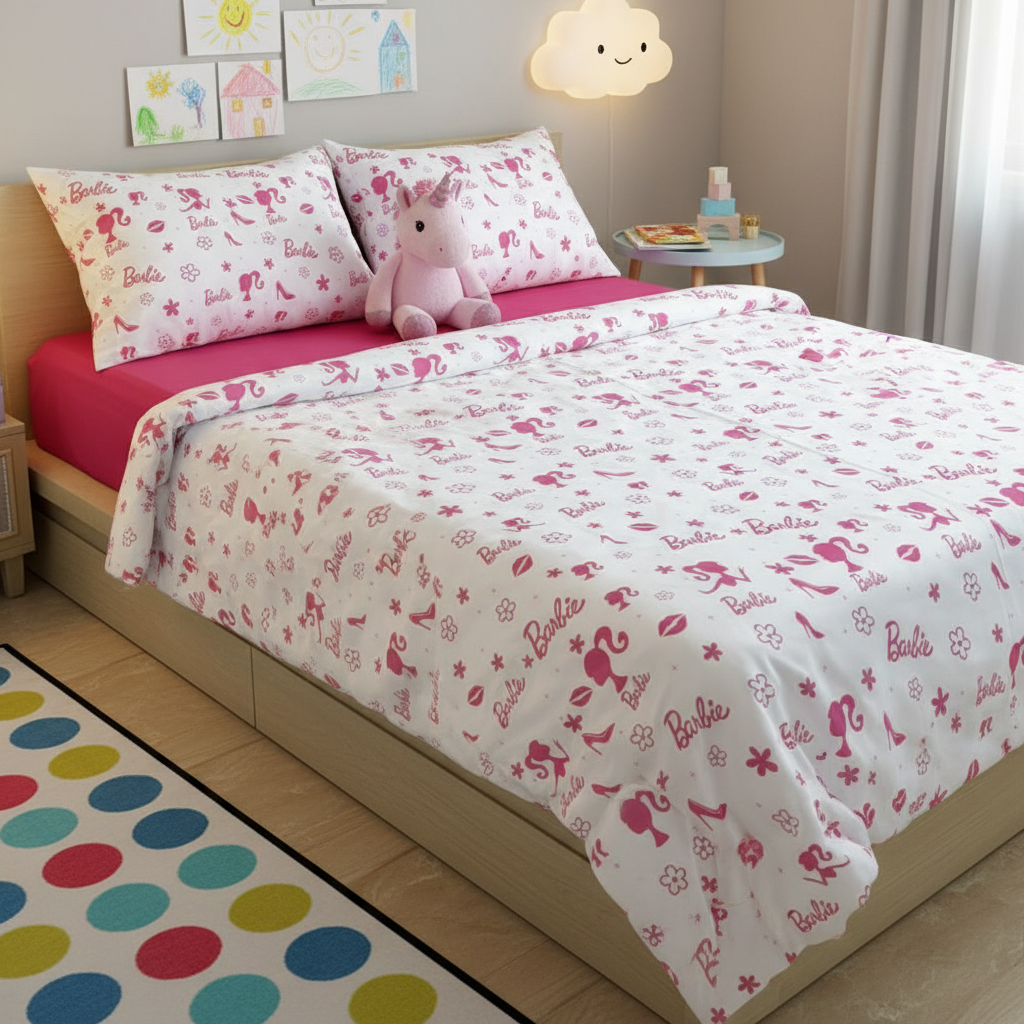 Barbie Girl Bedsheet