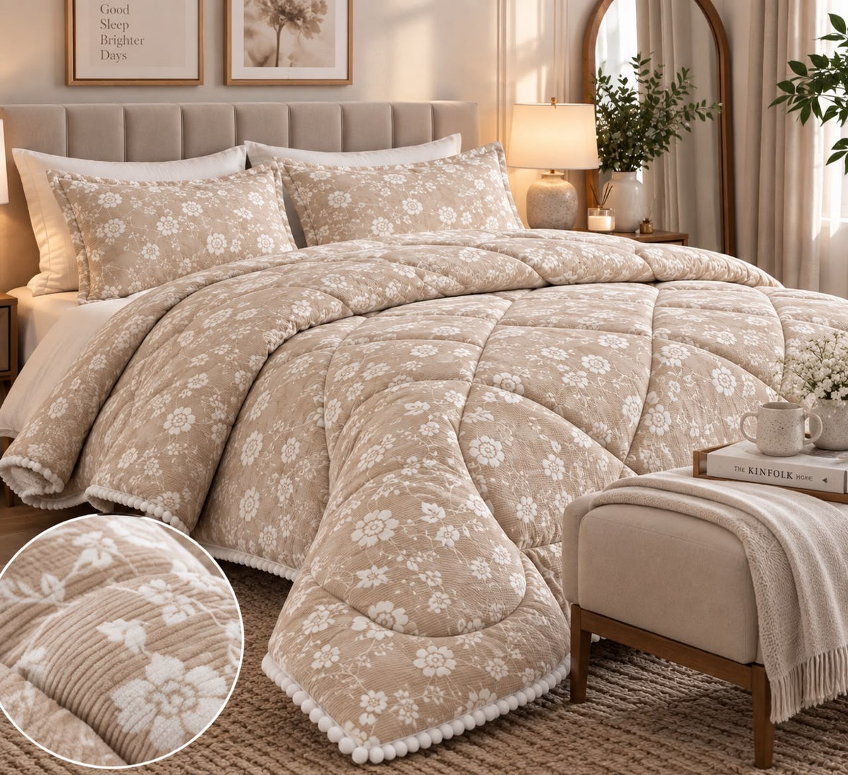 Floral Double Face Duvet