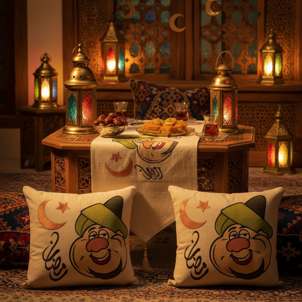 Fananes table runner + 2 cushions