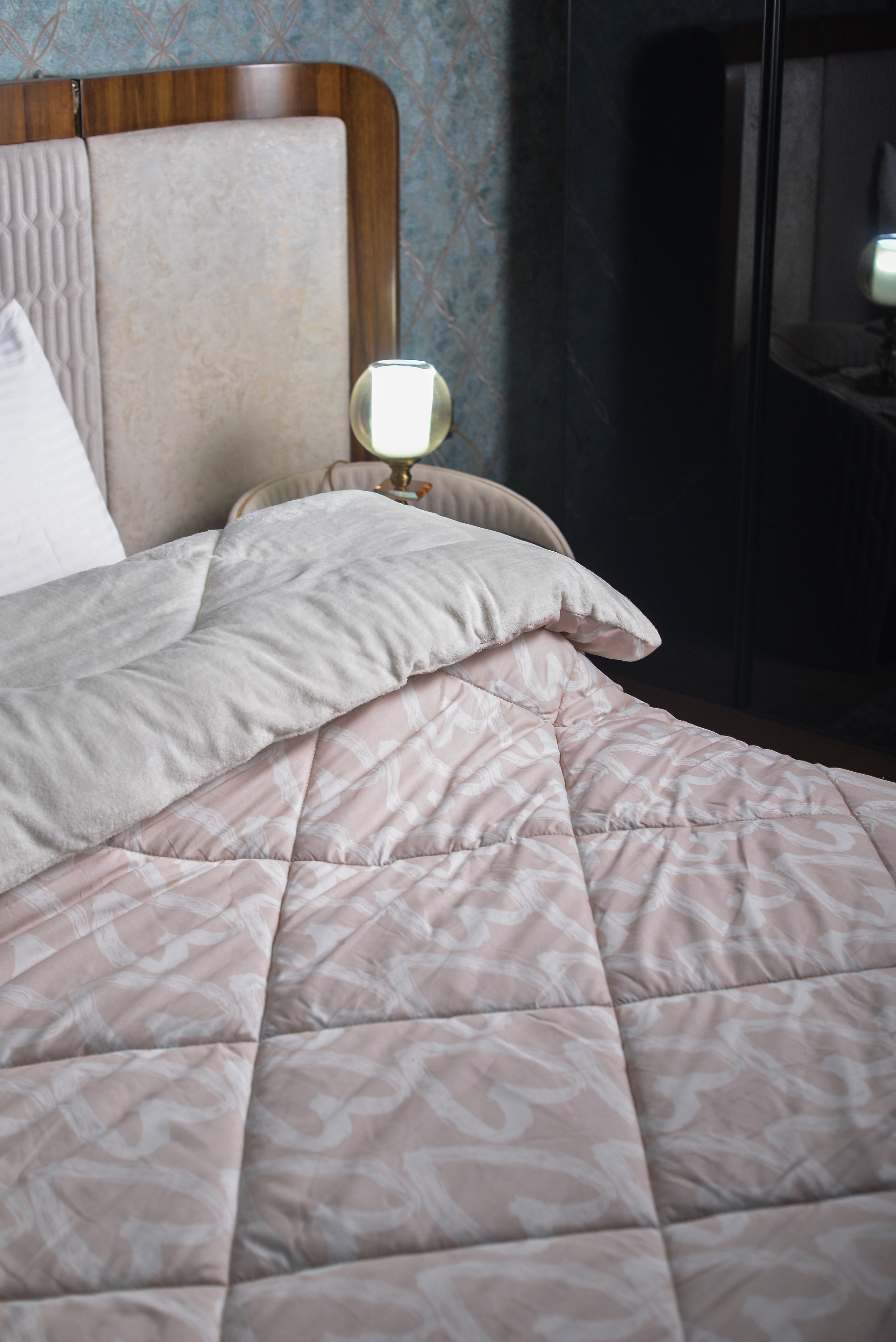 Blush Hearts Double Face Duvet