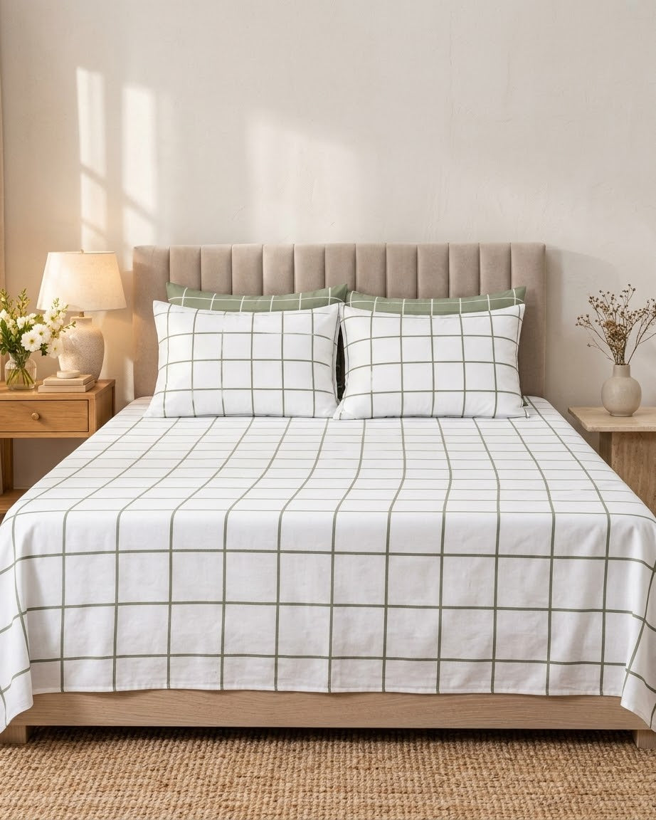 Grid bedsheet