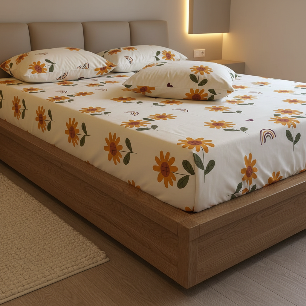 Sunflower dreams bedsheet