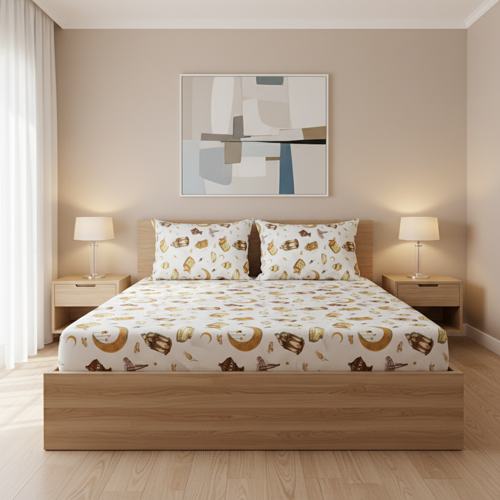 Crescent bedsheets 🌙