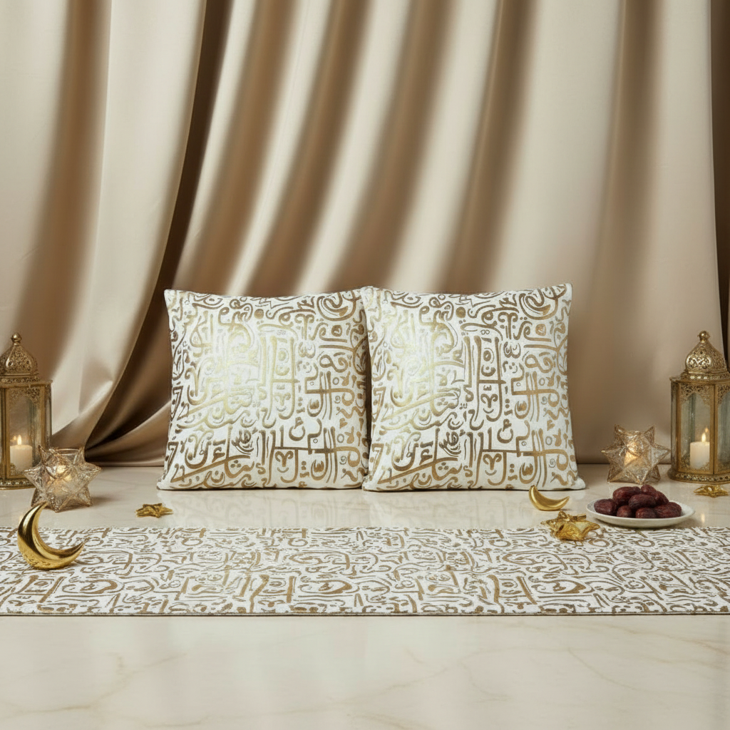 Table runner + 2 cushions ๐ โ CozyNest
