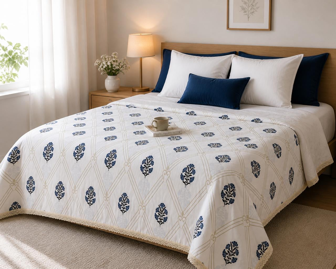 Imperial bloom bedsheet