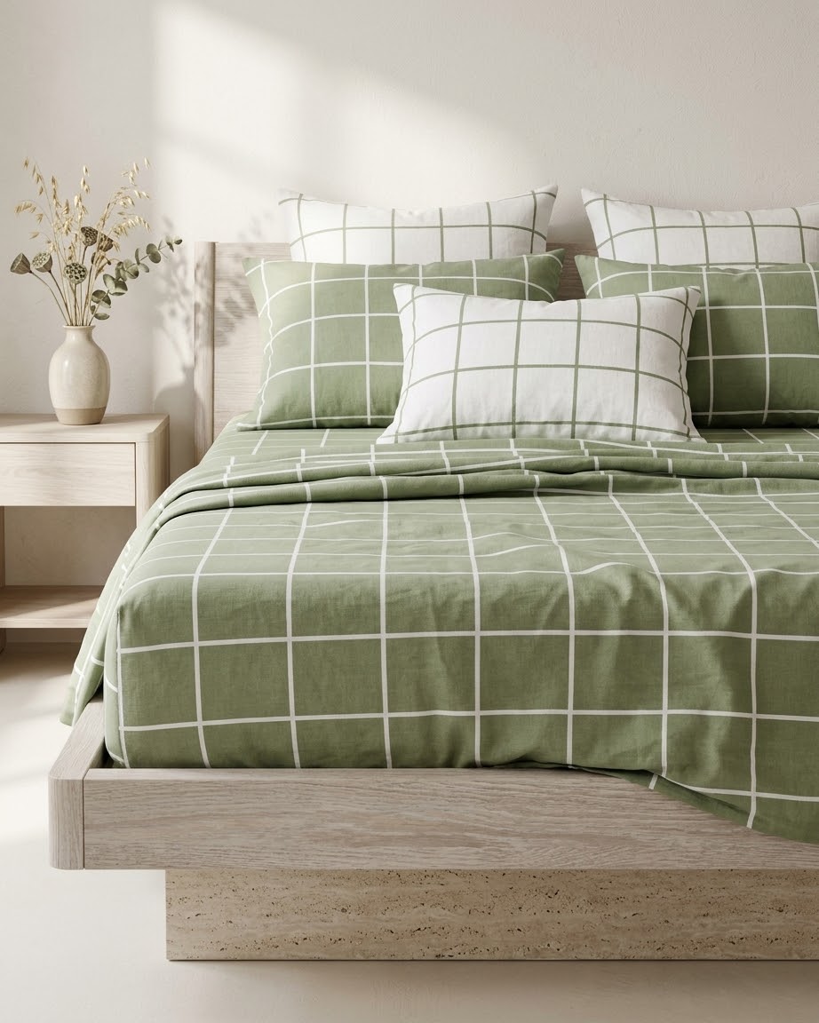 Grid bedsheet