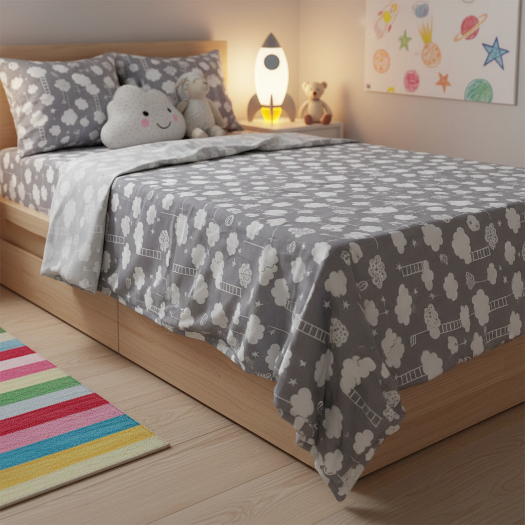 Into The Clouds Bedsheet