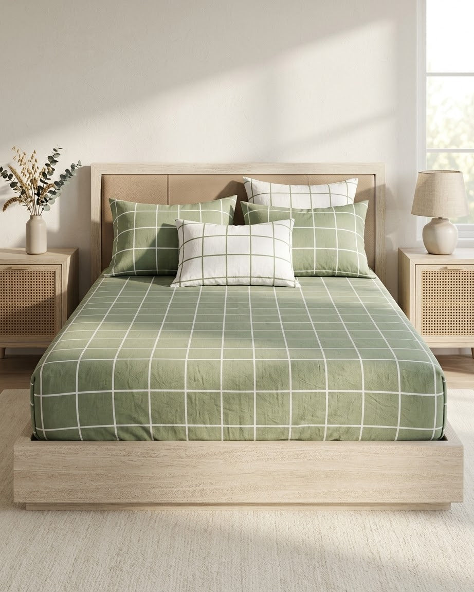 Grid bedsheet