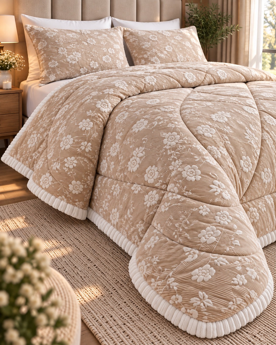 Floral Double Face Duvet