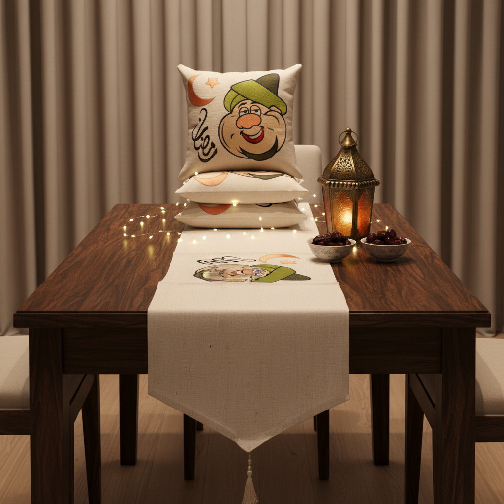 Fananes table runner + 2 cushions