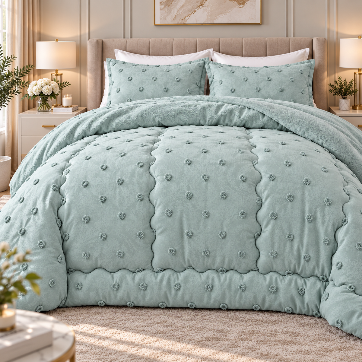 Lilies Double Face Duvet