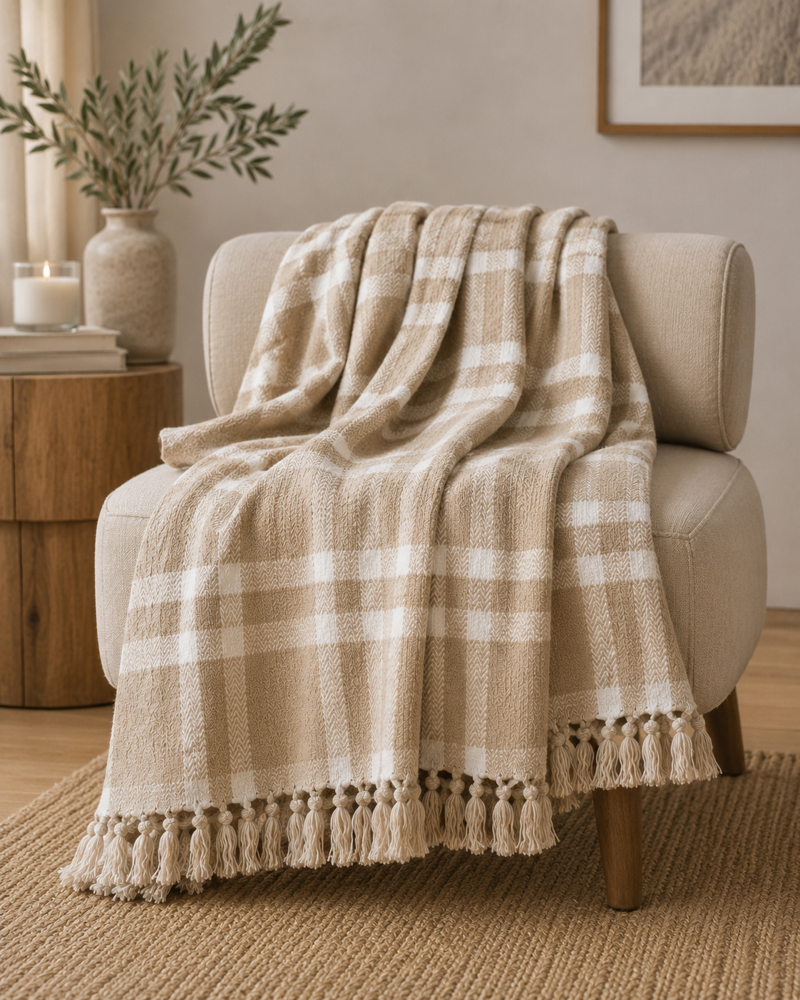 Plaid Coverlet