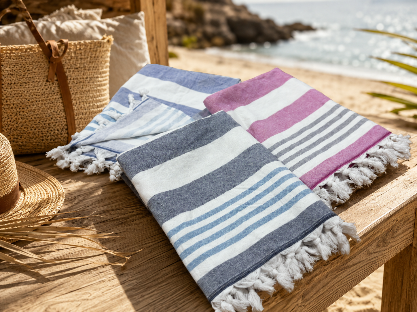 Striped Beach Towel - 90*170CM