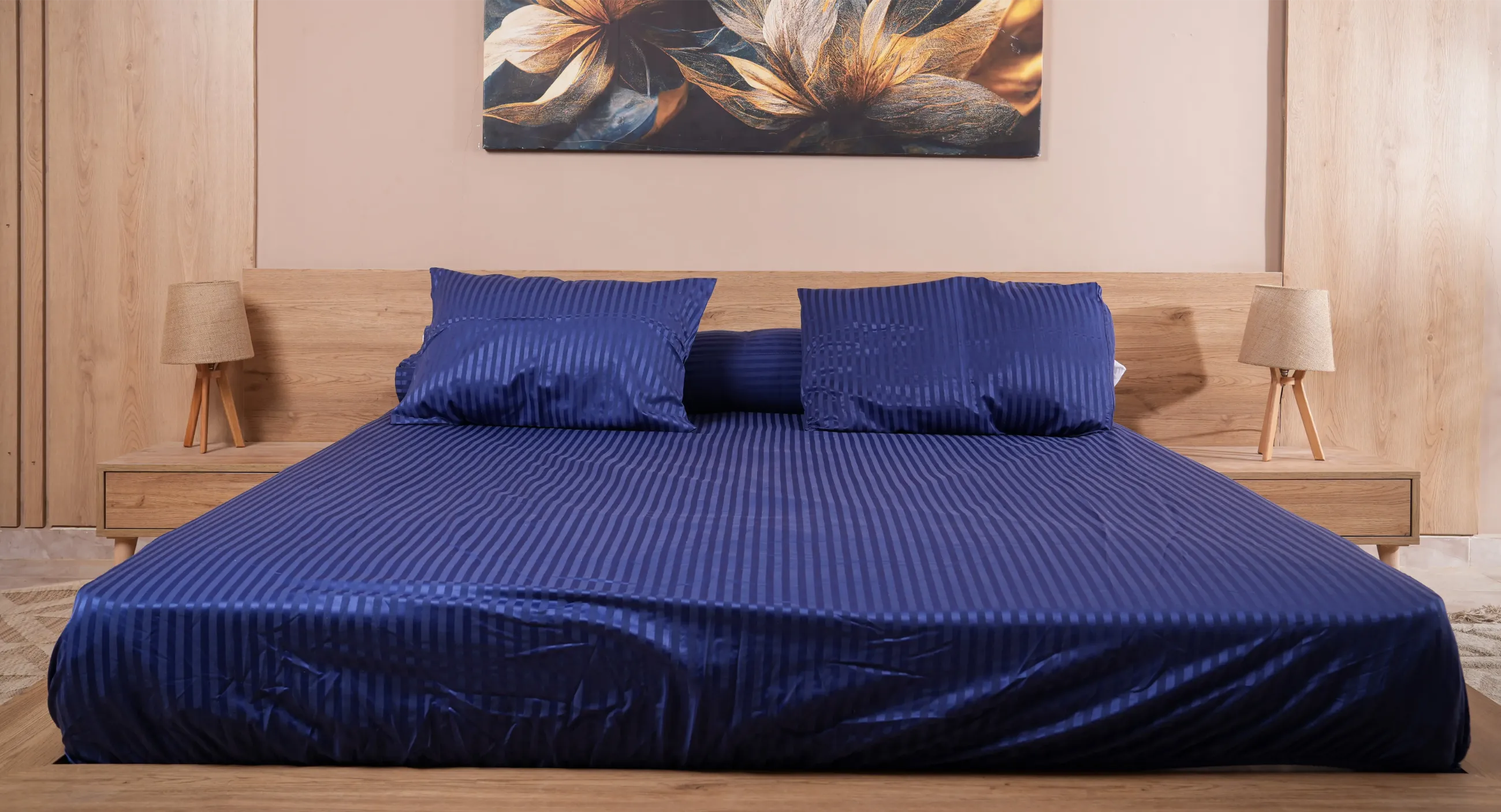 Striped Fitted Bedsheet