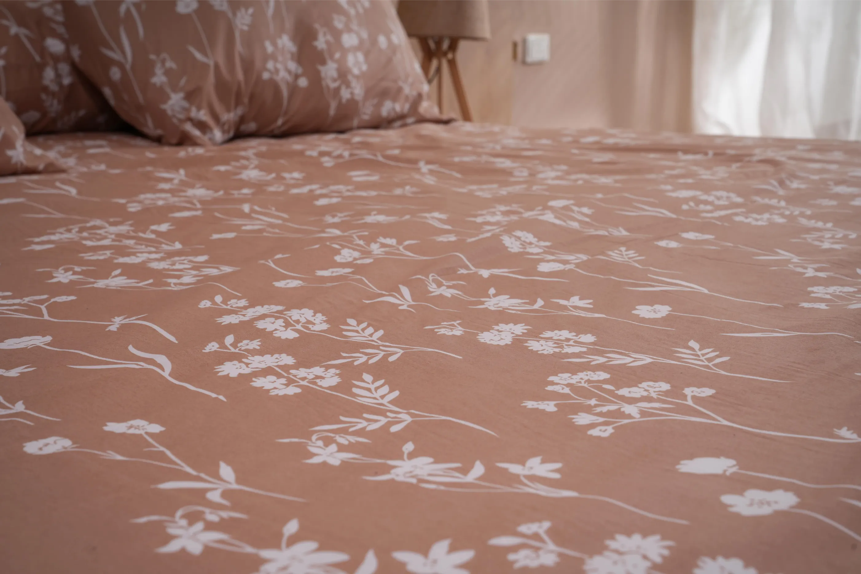 Brownie Floral Bedsheet