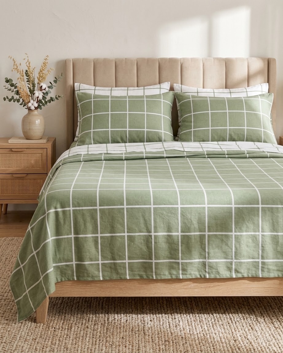 Grid bedsheet