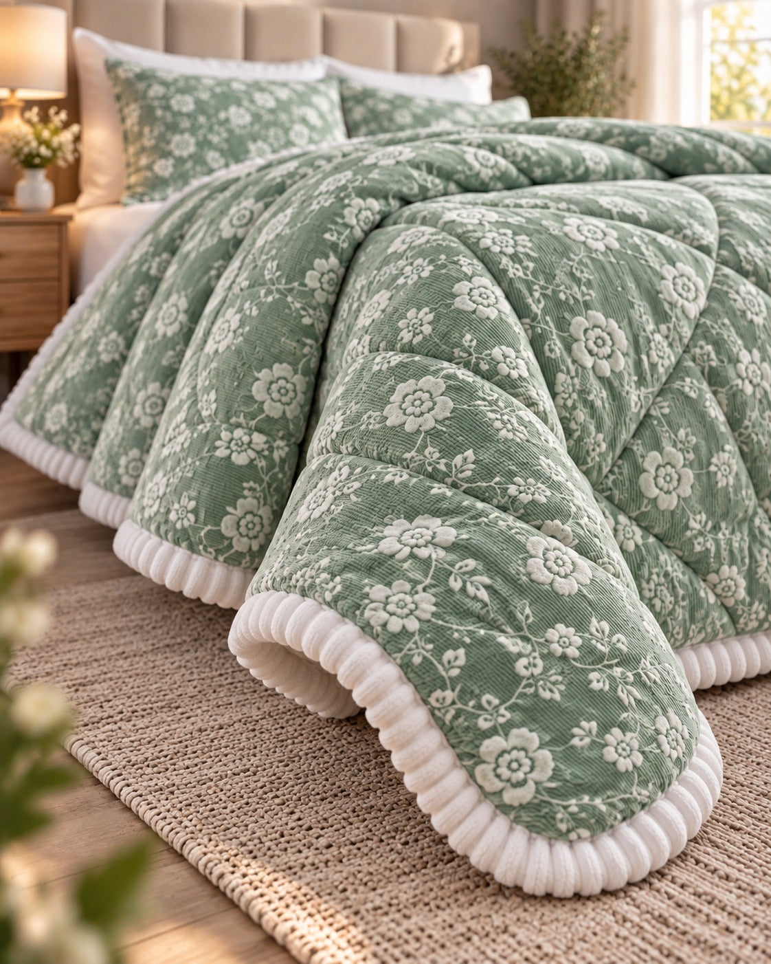 Floral Double Face Duvet