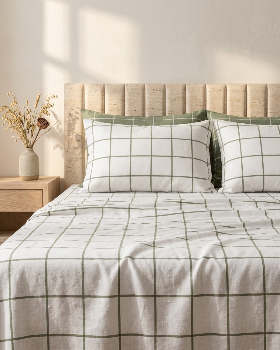 Grid bedsheet