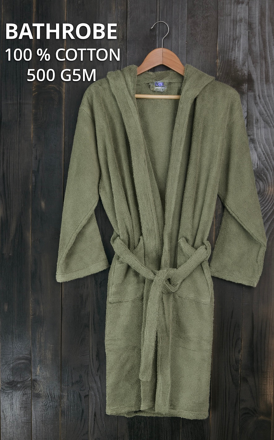 Bathrobe 100% Cotton 500 GSM