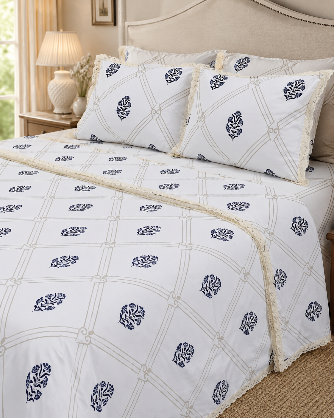 Imperial bloom bedsheet